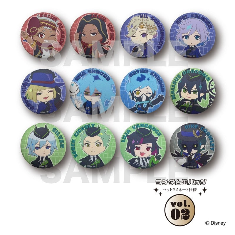[PREORDER] Twisted Wonderland The Animation Chibi Can Badges Set B