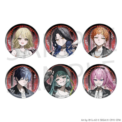 [PREORDER] Project Sekai x ZOZOTOWN Illustration Glitter Can Badges - Vivid BAD SQUAD