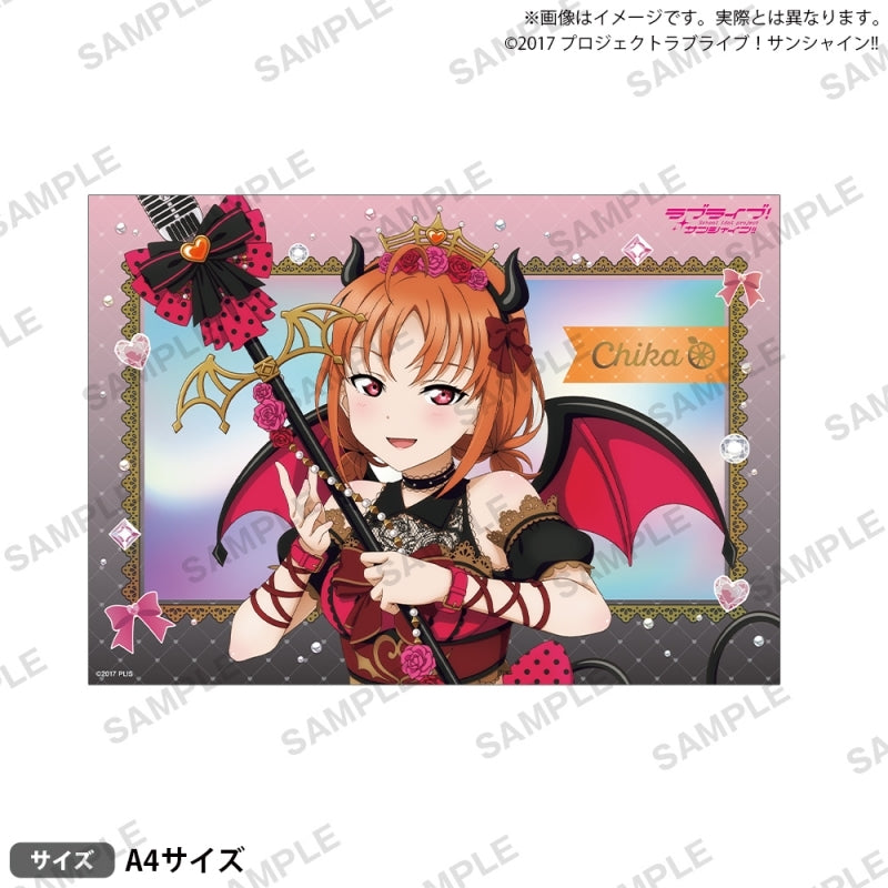 [PREORDER] Aqours Love Live Sunshine Little Devil ver. A4 Hologram Mini Posters