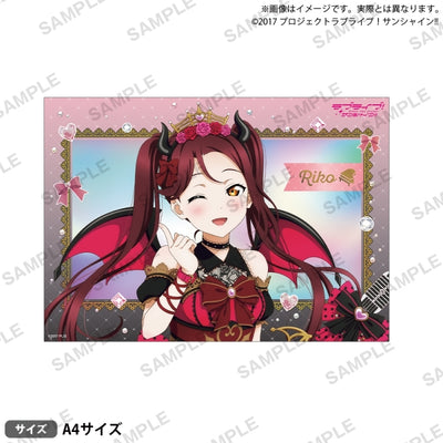 [PREORDER] Aqours Love Live Sunshine Little Devil ver. A4 Hologram Mini Posters