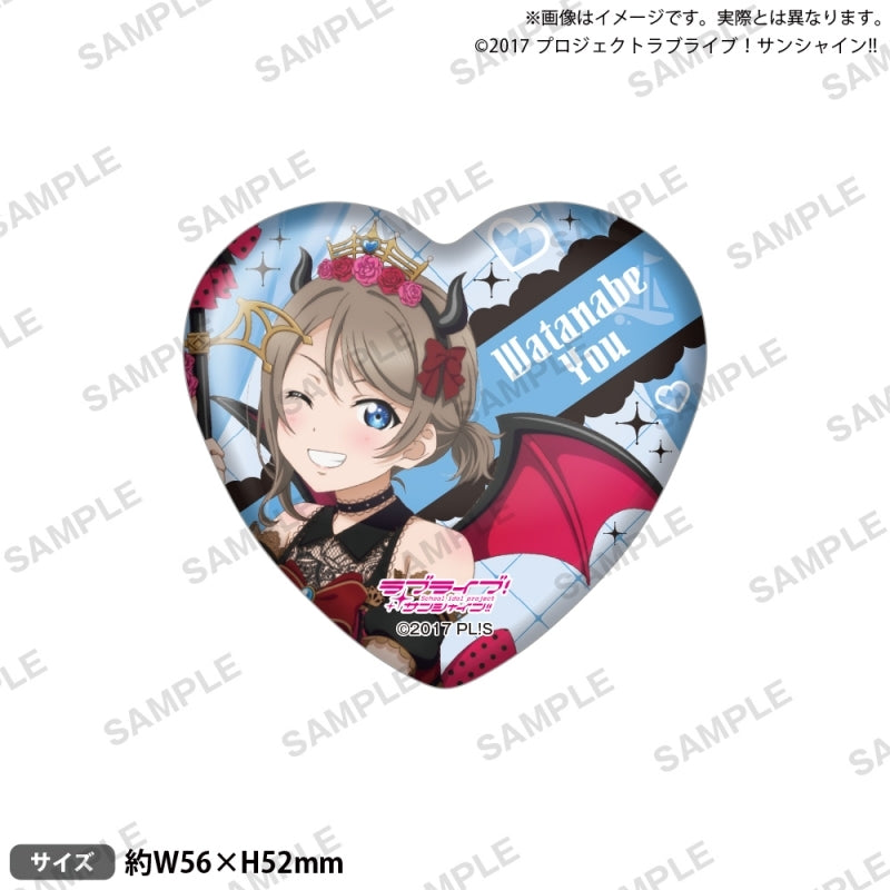 [PREORDER] Aqours Love Live Sunshine Little Devil ver. Heart Can Badges