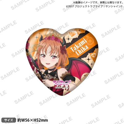[PREORDER] Aqours Love Live Sunshine Little Devil ver. Heart Can Badges