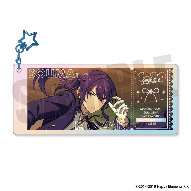 [PREORDER] Ensemble Stars Memorial Aurora Ticket Keychains