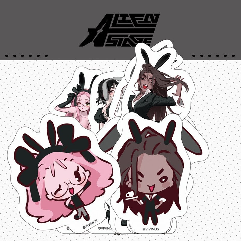 [PREORDER] ALIEN STAGE x Aniplus Cafe Sticker Set
