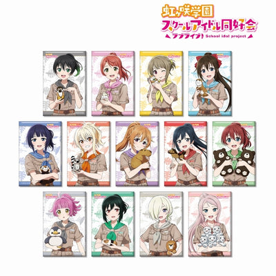 [PREORDER] Love Live Nijigasaki x Tobu Zoo Trading Square Can Badges [Blind Bag]