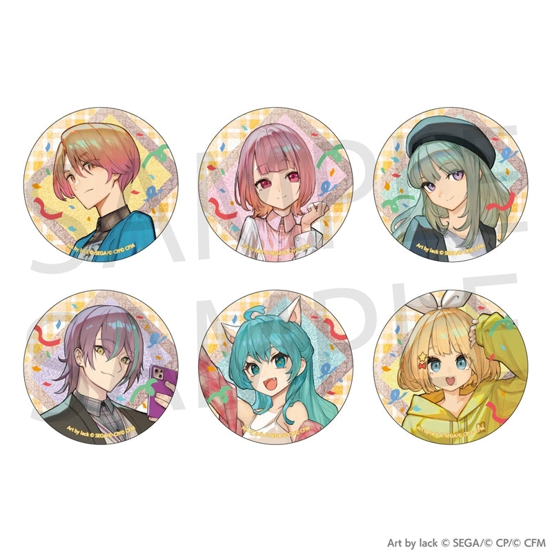 [PREORDER] Project Sekai x ZOZOTOWN Illustration Glitter Can Badges - Wonderland x Showtime