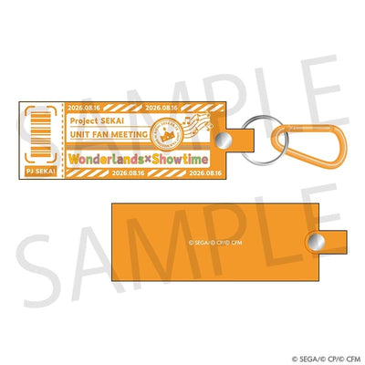 [PREORDER] Wonderlands x Showtime Project Sekai Unit Fan Meeting Rubber Keychain