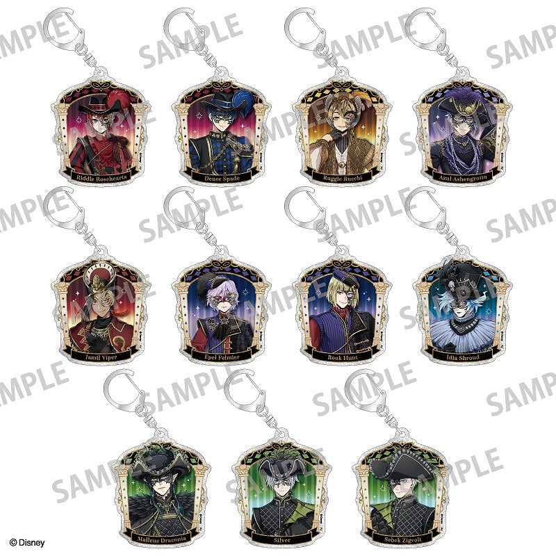 [PREORDER] Twisted Wonderland Halloween 2024 Glitter Acrylic Keychains Set A