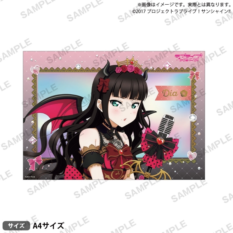 [PREORDER] Aqours Love Live Sunshine Little Devil ver. A4 Hologram Mini Posters