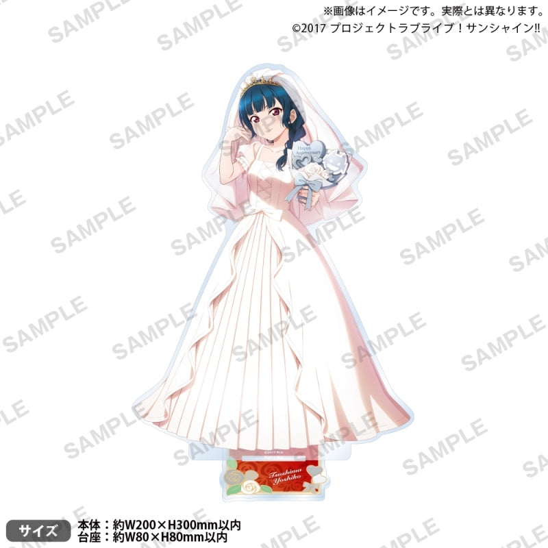 [PREORDER] Aqours Love Live Sunshine Wedding ver. BIG Acrylic Stands