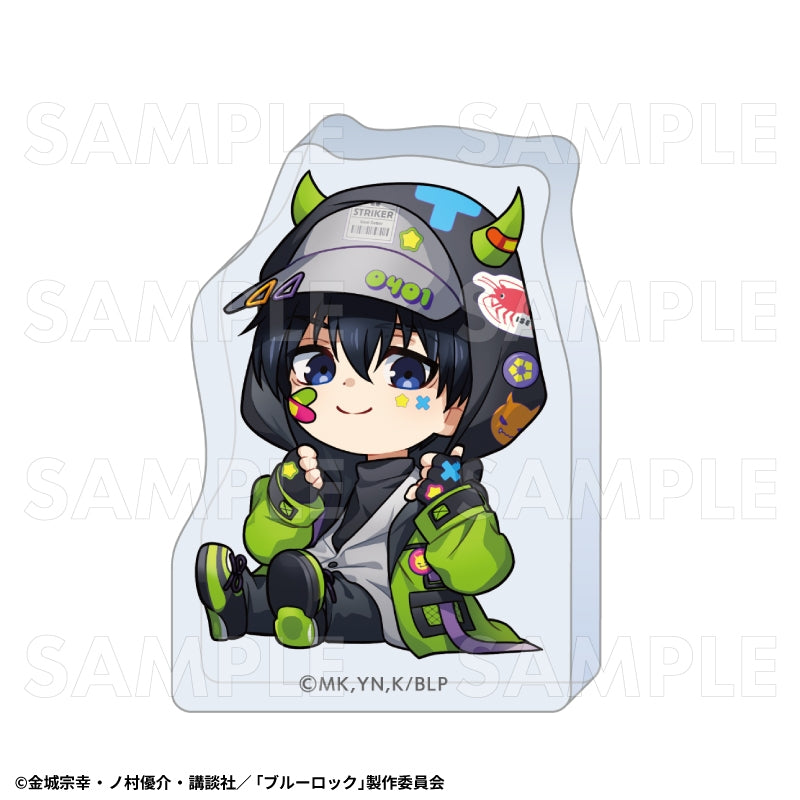 [PREORDER] Blue Lock Debi Deco Hoodie Acrylic Blocks