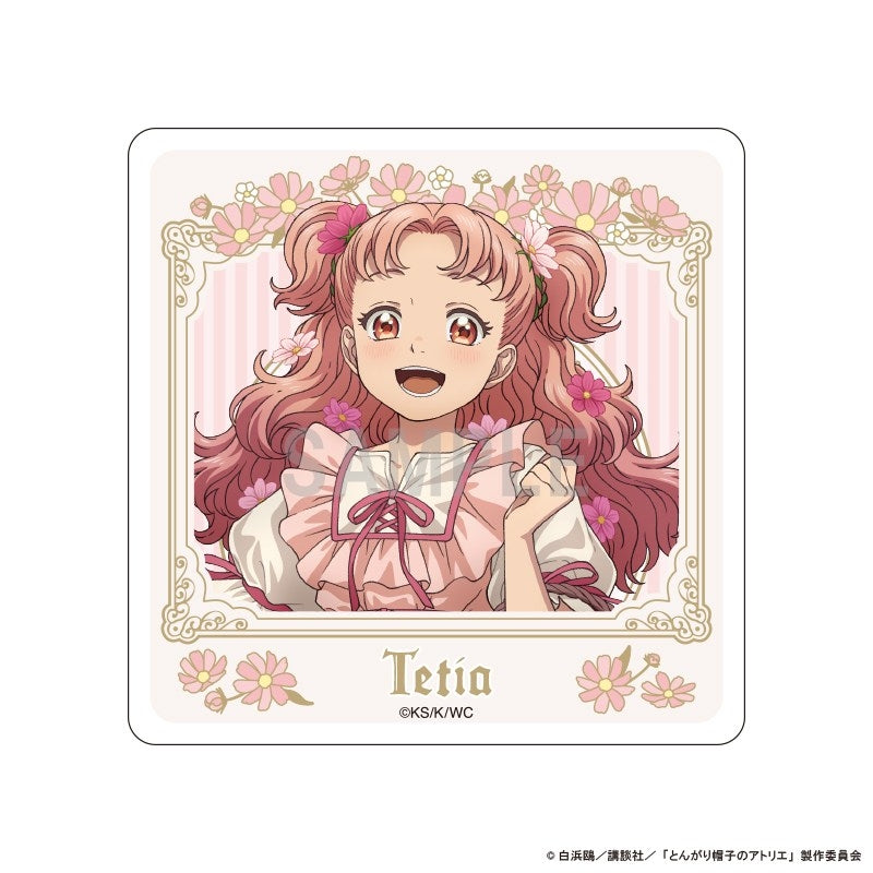 [PREORDER] Witch Hat Atelier Dress-Up & Flower Ver. Acrylic Coasters