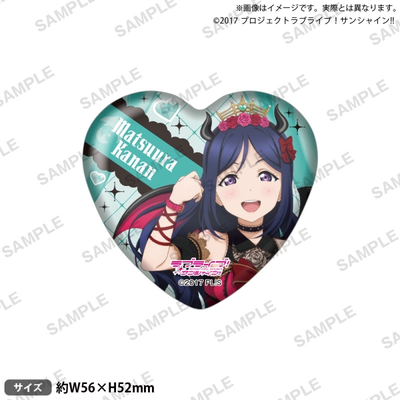 [PREORDER] Aqours Love Live Sunshine Little Devil ver. Heart Can Badges