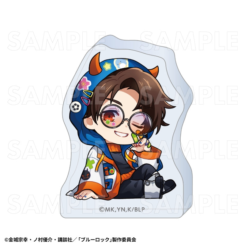 [PREORDER] Blue Lock Debi Deco Hoodie Acrylic Blocks