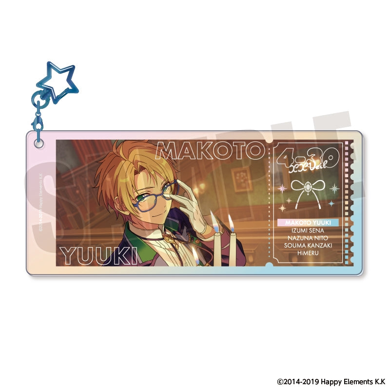 [PREORDER] Ensemble Stars Memorial Aurora Ticket Keychains