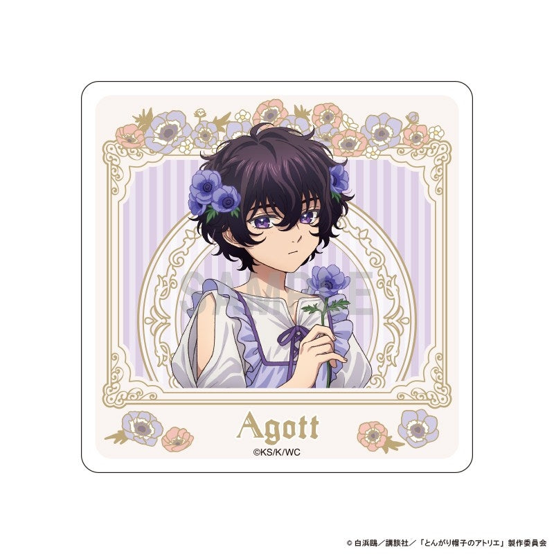 [PREORDER] Witch Hat Atelier Dress-Up & Flower Ver. Acrylic Coasters
