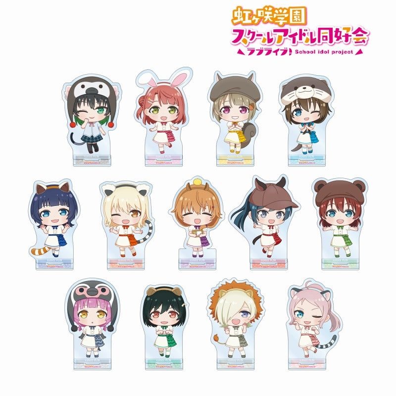 [PREORDER] Love Live Nijigasaki x Tobu Zoo Trading Chibi Acrylic Stand [Blind Bag]