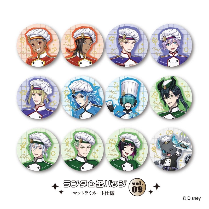 [PREORDER] Twisted Wonderland Master Chef Regular Can Badges Set B