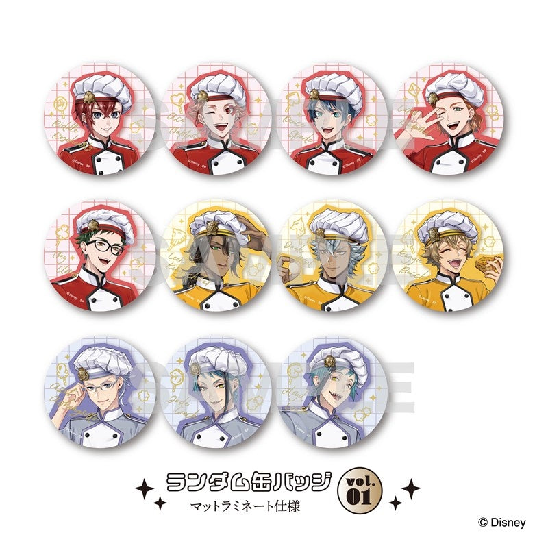 [PREORDER] Twisted Wonderland Master Chef Regular Can Badges Set A