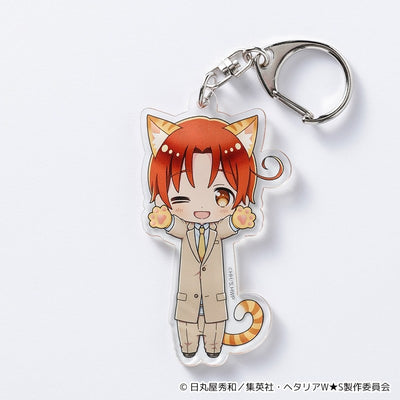 [PREORDER] Hetalia World Stars Stretching Cat Acrylic Keychains
