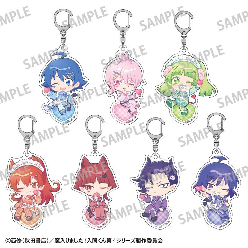 [PREORDER] Welcome to Demon School / Mairimashita Iruma-kun Jersey Maid Chibi Acrylic Keychains