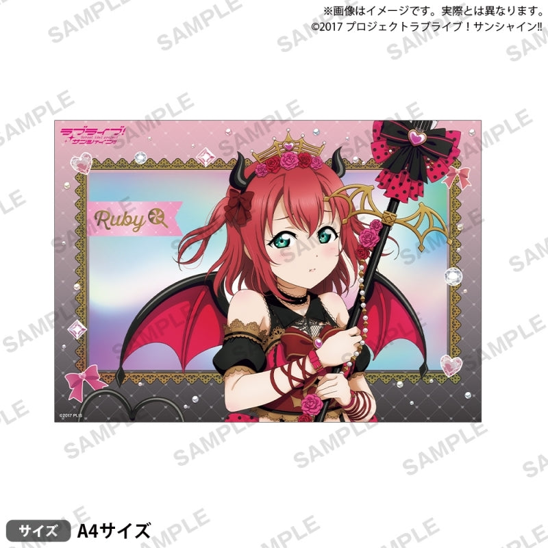 [PREORDER] Aqours Love Live Sunshine Little Devil ver. A4 Hologram Mini Posters