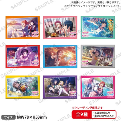 [PREORDER] Aqours Love Live Sunshine MIRACLE LIVE! Square Can Badges