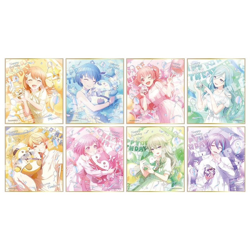 [PREORDER] Project Sekai Anniversary/Birthday Illustration 2024-2025 Mini Shikishi Art Boards Set C