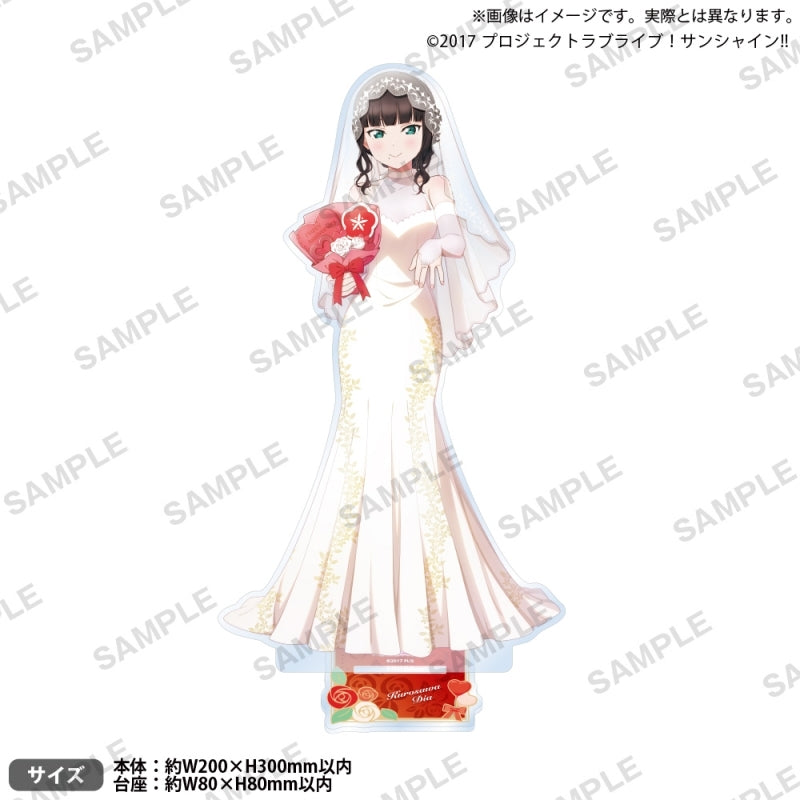 [PREORDER] Aqours Love Live Sunshine Wedding ver. BIG Acrylic Stands