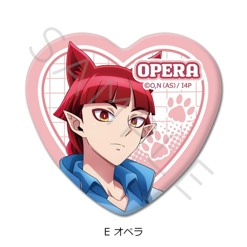 [PREORDER] Welcome to Demon School / Mairimashita Iruma-kun x Saitama Seibu Lions Heart-Shaped Can Badges