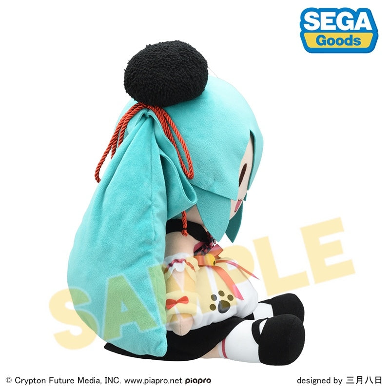 [PREORDER] Vocaloid Hatsune Miku Panda Buns Fluffy Plush (LL)