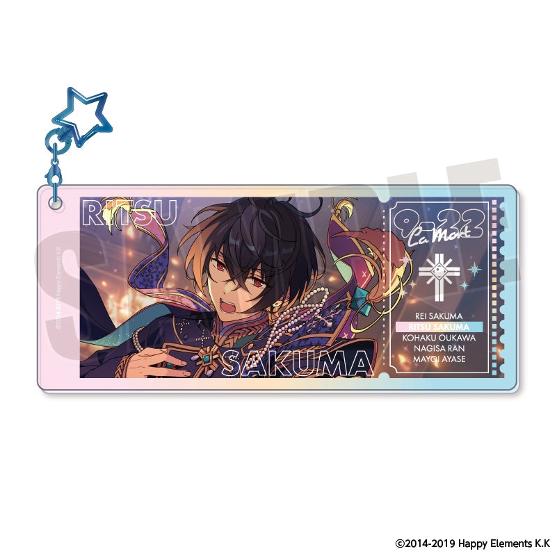 [PREORDER] Ensemble Stars Memorial Aurora Ticket Keychains