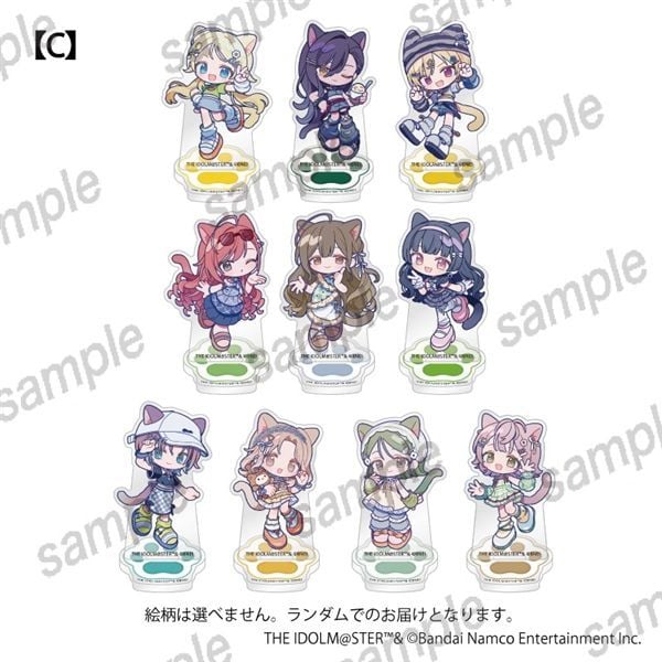 [PREORDER] Idolmaster Shiny Colors x Maneki Neko Karaoke Mini Acrylic Stands Set C