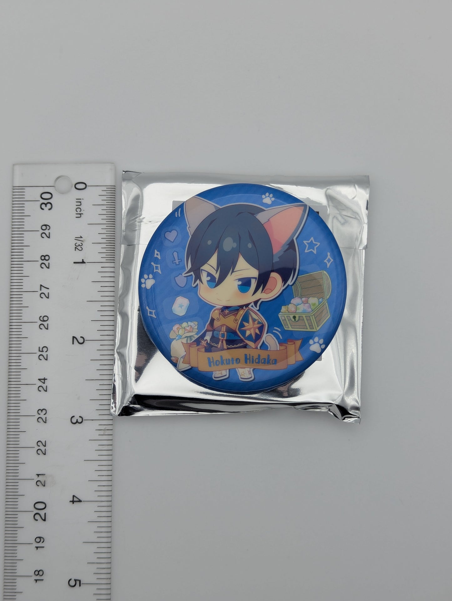 Hokuto Hidaka Ensemble Stars CN Kitty Can Badge