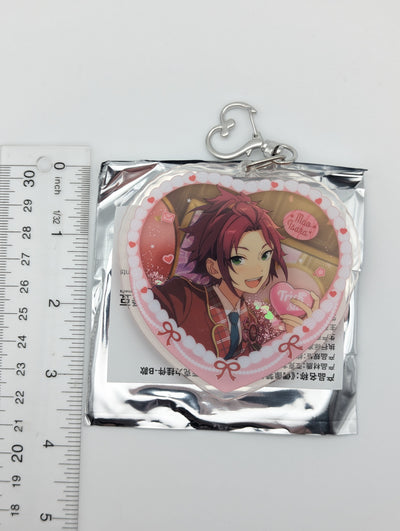 Mao Isara Ensemble Stars CN Heart Cake Glitter Acrylic Keychain