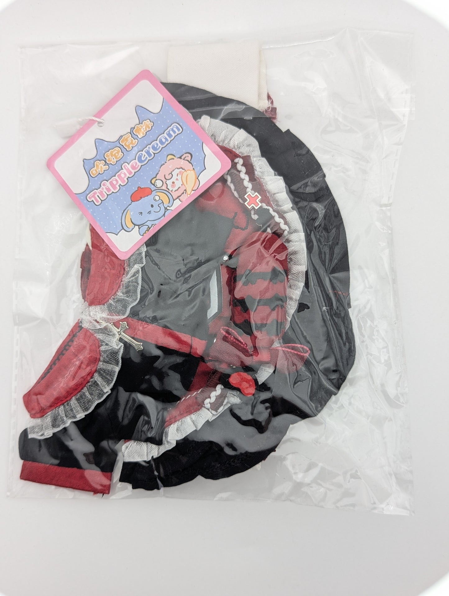 Red and Black Maid Style Nui Clothing 20CM