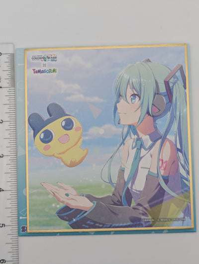 Hatsune Miku Project Sekai x Tamagotchi Shikishi