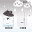 Black Acrylic Cat Umbrella Photocard Holder Keychain (9.2x6.0CM)