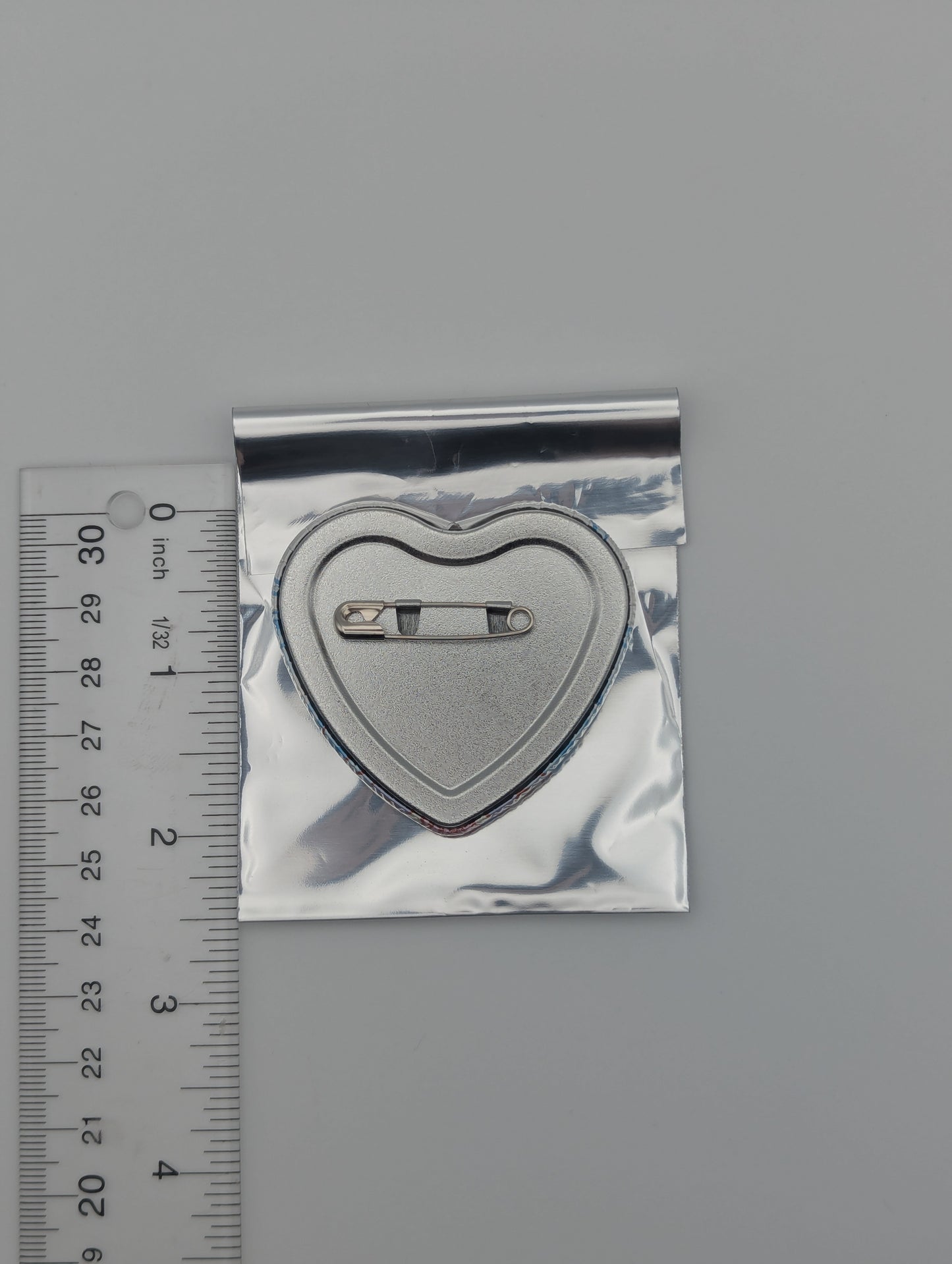 Nudenium The Vampire Dies in No Time Heart Can Badge