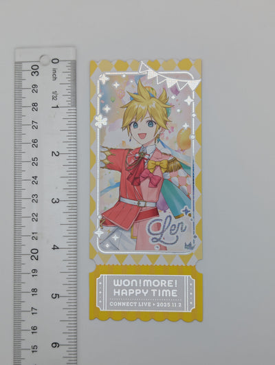 Kagamine Len Project Sekai Ticket-Style Card