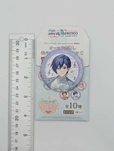 KAITO Project Sekai 4th Anniversary Can Badge