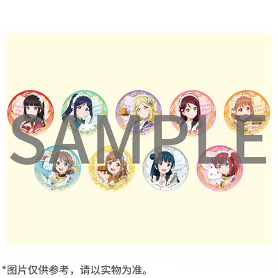 [PREORDER] Aqours Love Live! Sunshine!! Bunny Glow Can Badges