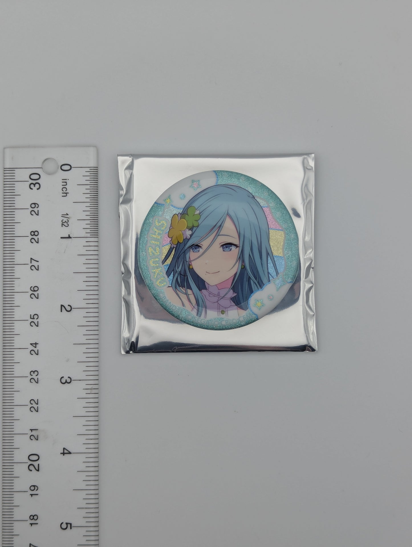 Shizuku Hinomori Project Sekai x Tamagotchi Can Badge