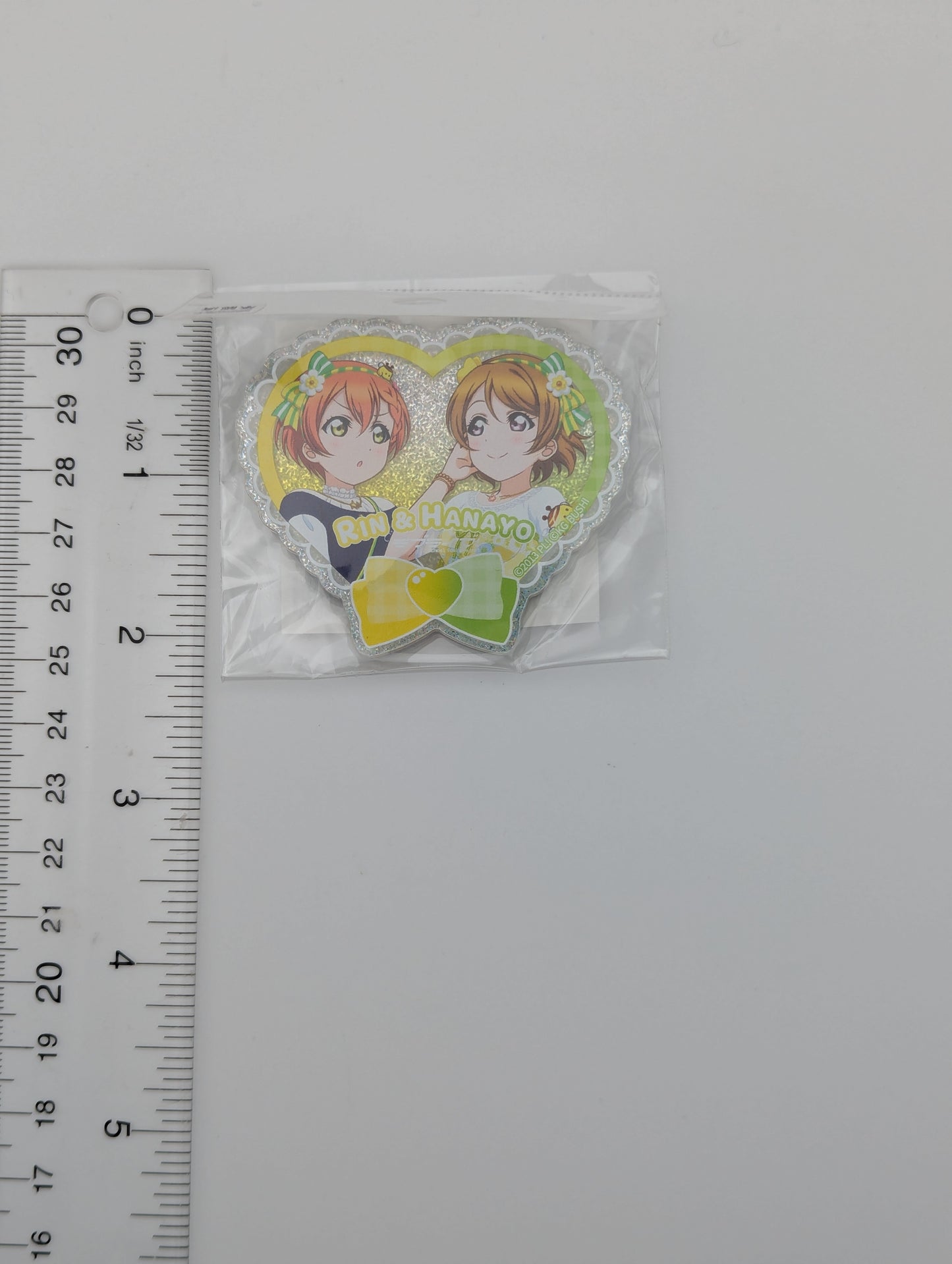 Rin Hoshizora & Hanayo Koizumi Love Live UR Pair Acrylic Badge