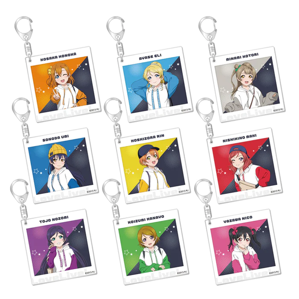 [PREORDER] Love Live Hoodies Ver Acrylic Keychains