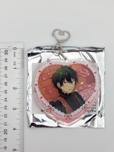 Mika Kagehira Ensemble Stars CN Heart Cake Glitter Acrylic Keychain