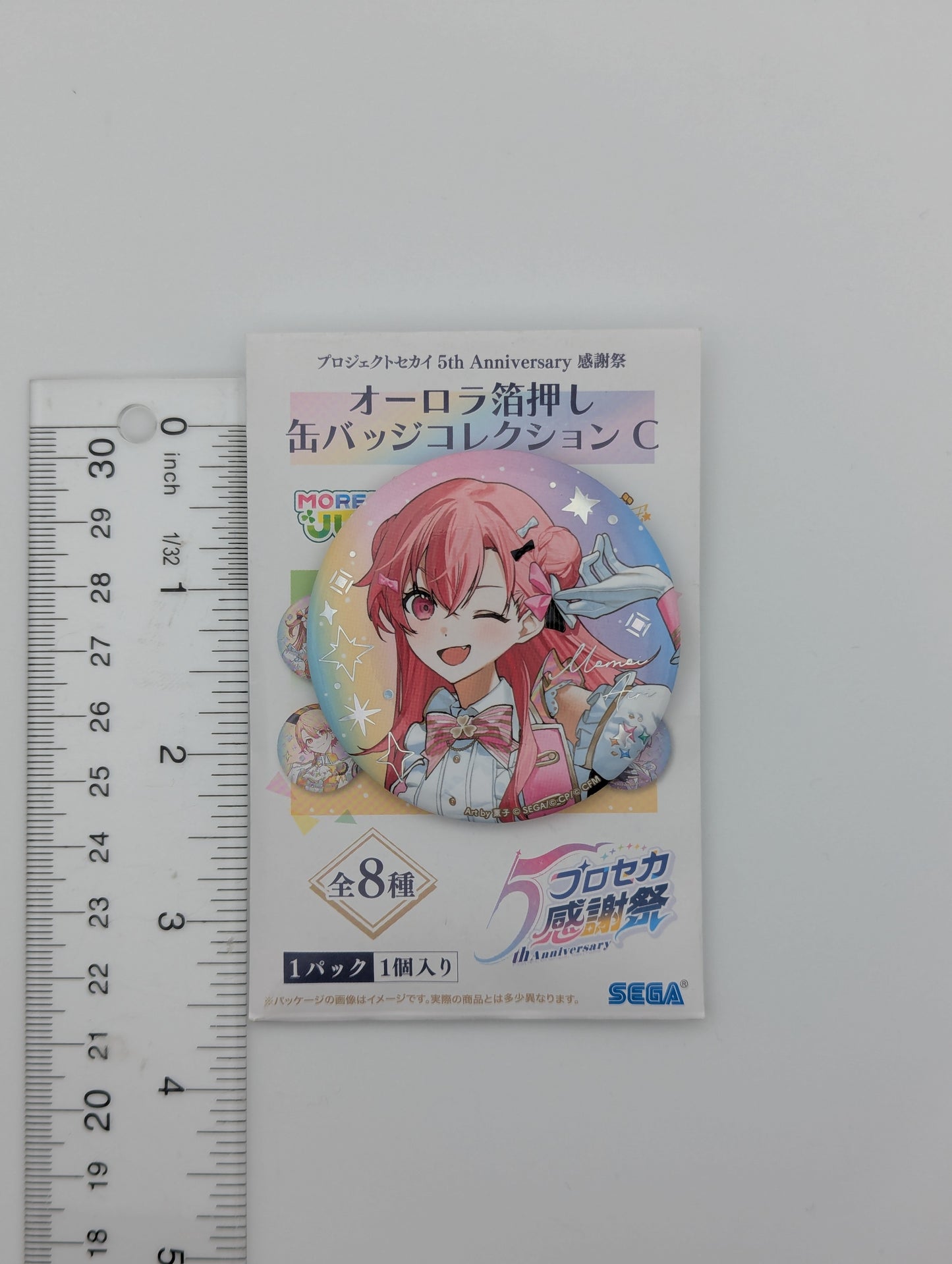 Airi Momoi Project Sekai 5th Anniversary Thanksgiving Can Badge
