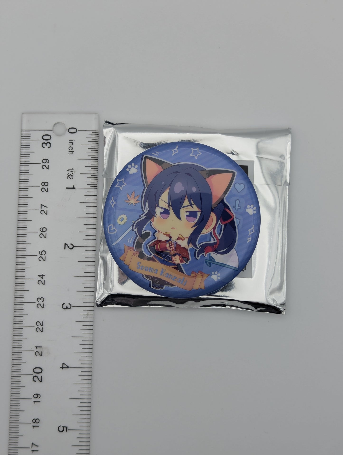 Souma Kanzaki Ensemble Stars CN Kitty Can Badge