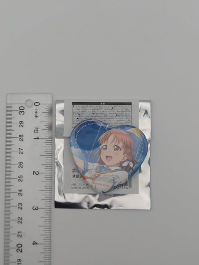 Chika Takami Love Live Sunshine SIF2 Heart Can Badge