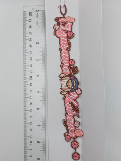 Kohane Azusawa Project Sekai 4th Anniversary Embroidered Bracelet